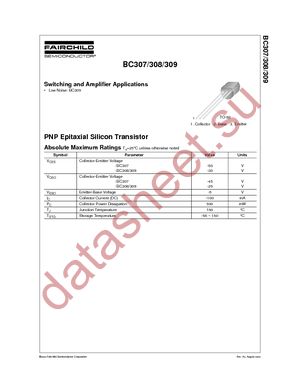 BC308A datasheet  